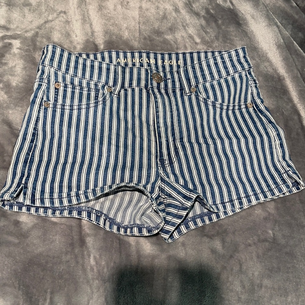 American Eagle Next Level Stretch Stripe Shorts